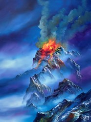 Eruption of Anger by Philip Gray - Original Painting on Box Canvas sized 30x40 inches. Available from Whitewall Galleries